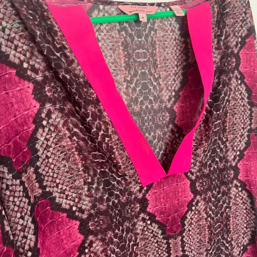 Ted Baker Snake Print Kaftan size M - Image 8