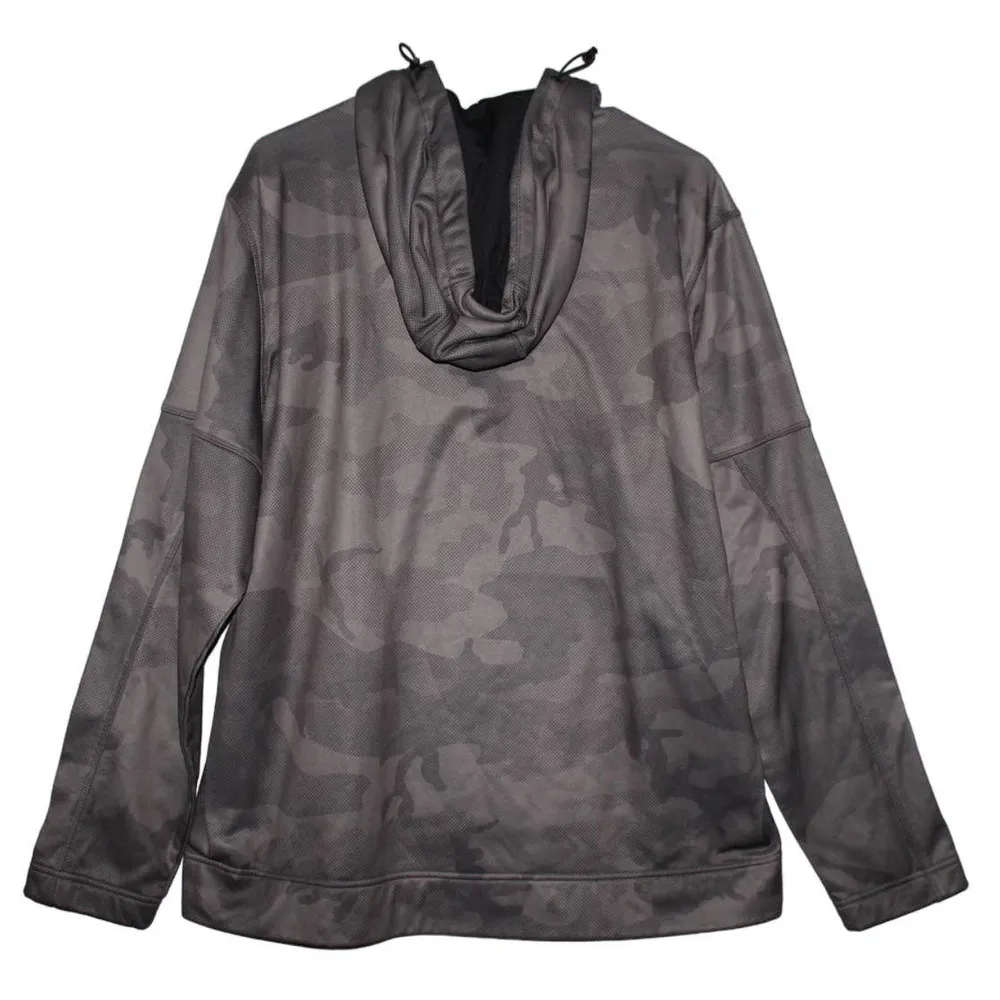 Women's Champion Gray Black Camo Pull Over Long Sleeve Sweatshirt Hoodie Size XL - Image 2