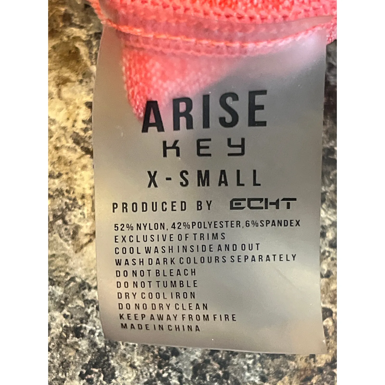 ECHT XS‎ Heather Pink Leggings - Image 4