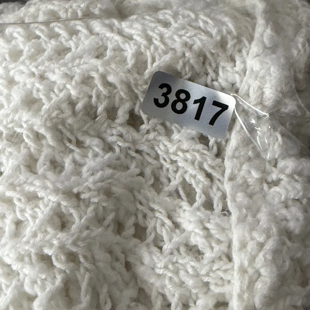 Pure Jill Cotton Knit Hoodie Sweater V Neck Long Sleeve Casual White Size M READ Size M - Image 10