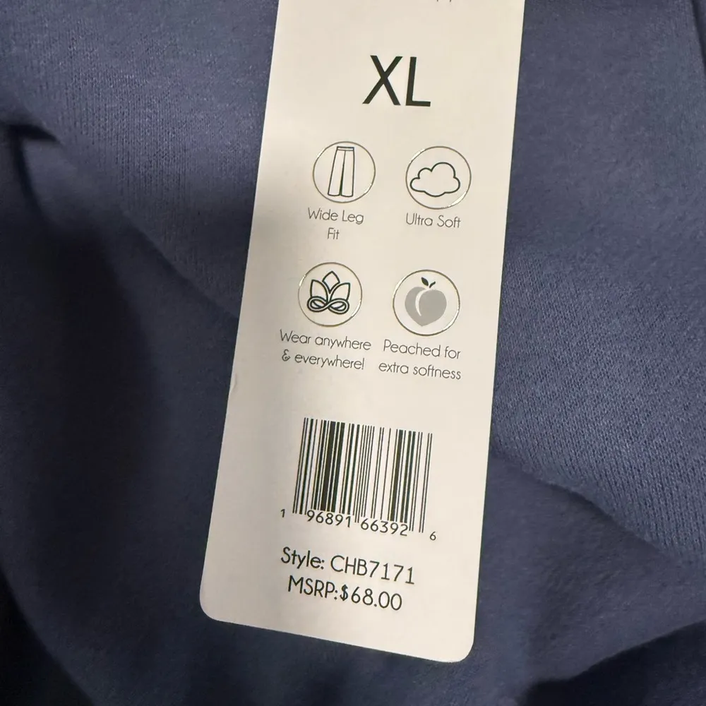 Harmony Balance Wide Leg Blue Pants Size XL - Image 7