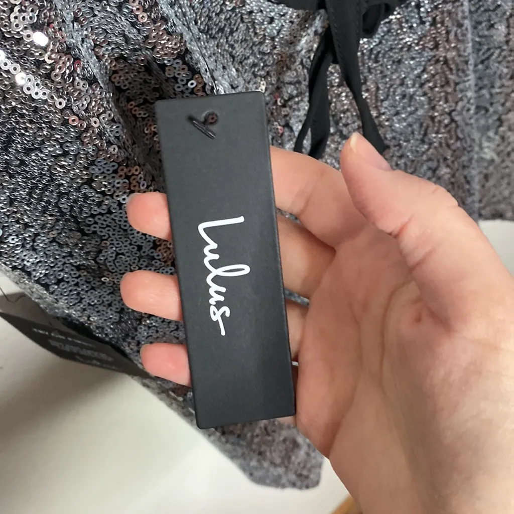 Lulus Loves the Spotlight Silver Sequin Lace - Image 16
