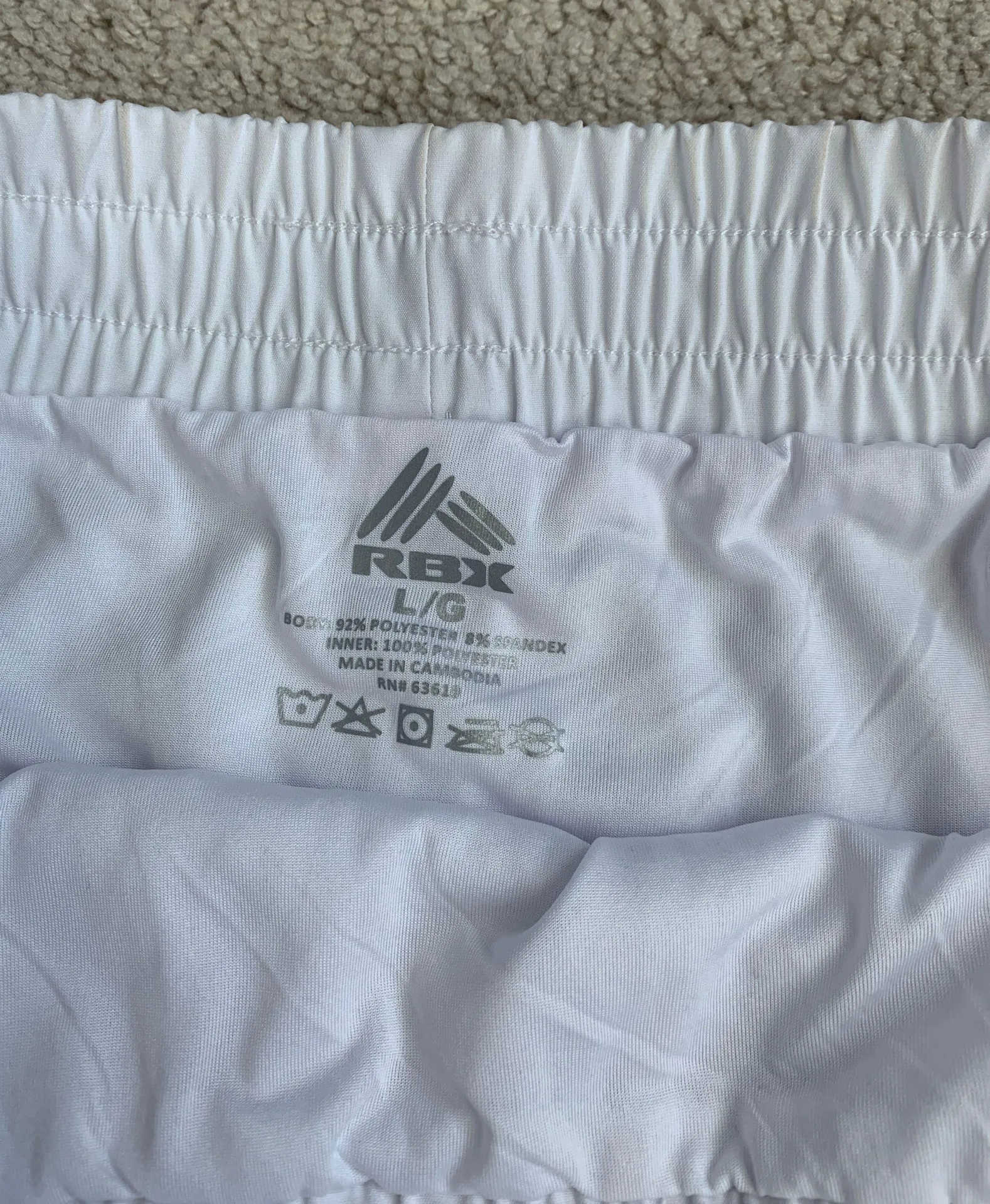 Rbx Active Shorts White Size L - Image 5