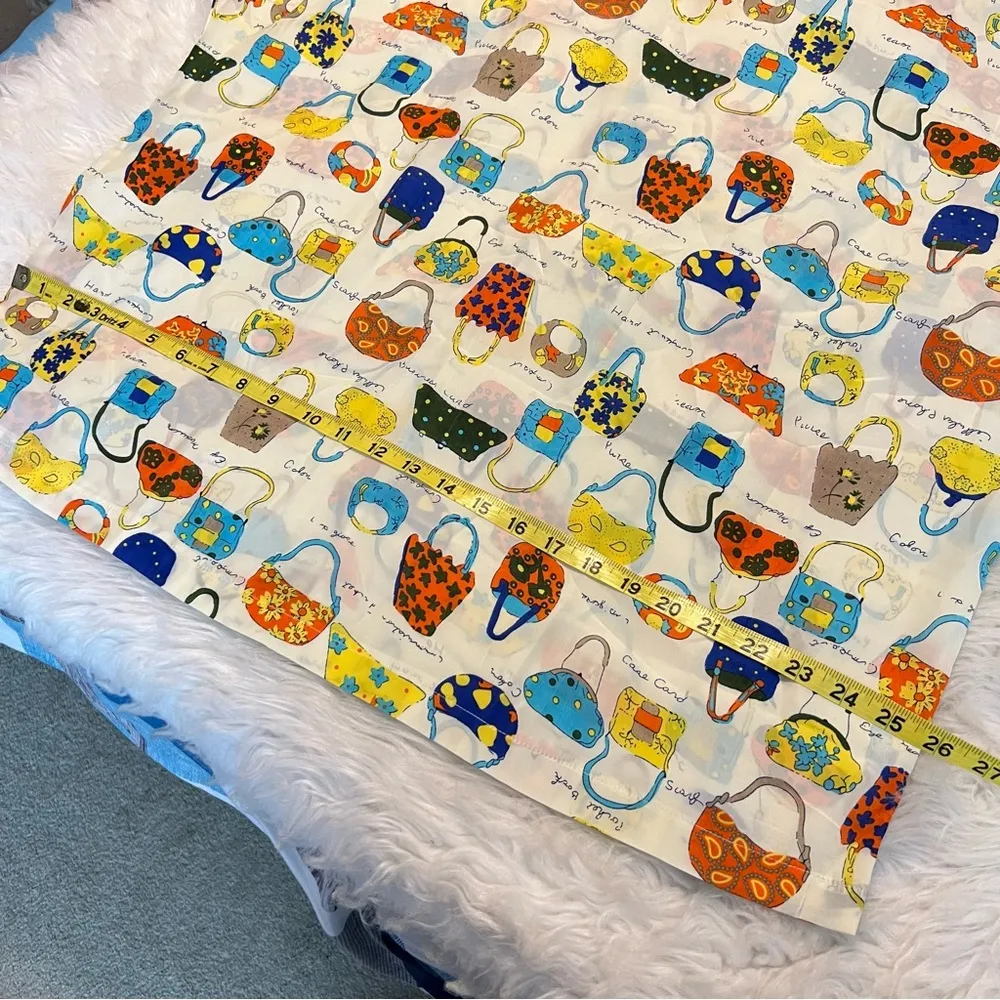 Allegra K Novelty Print Top Blouse Handbag Purses All Over Print Women’s Size XL - Image 9