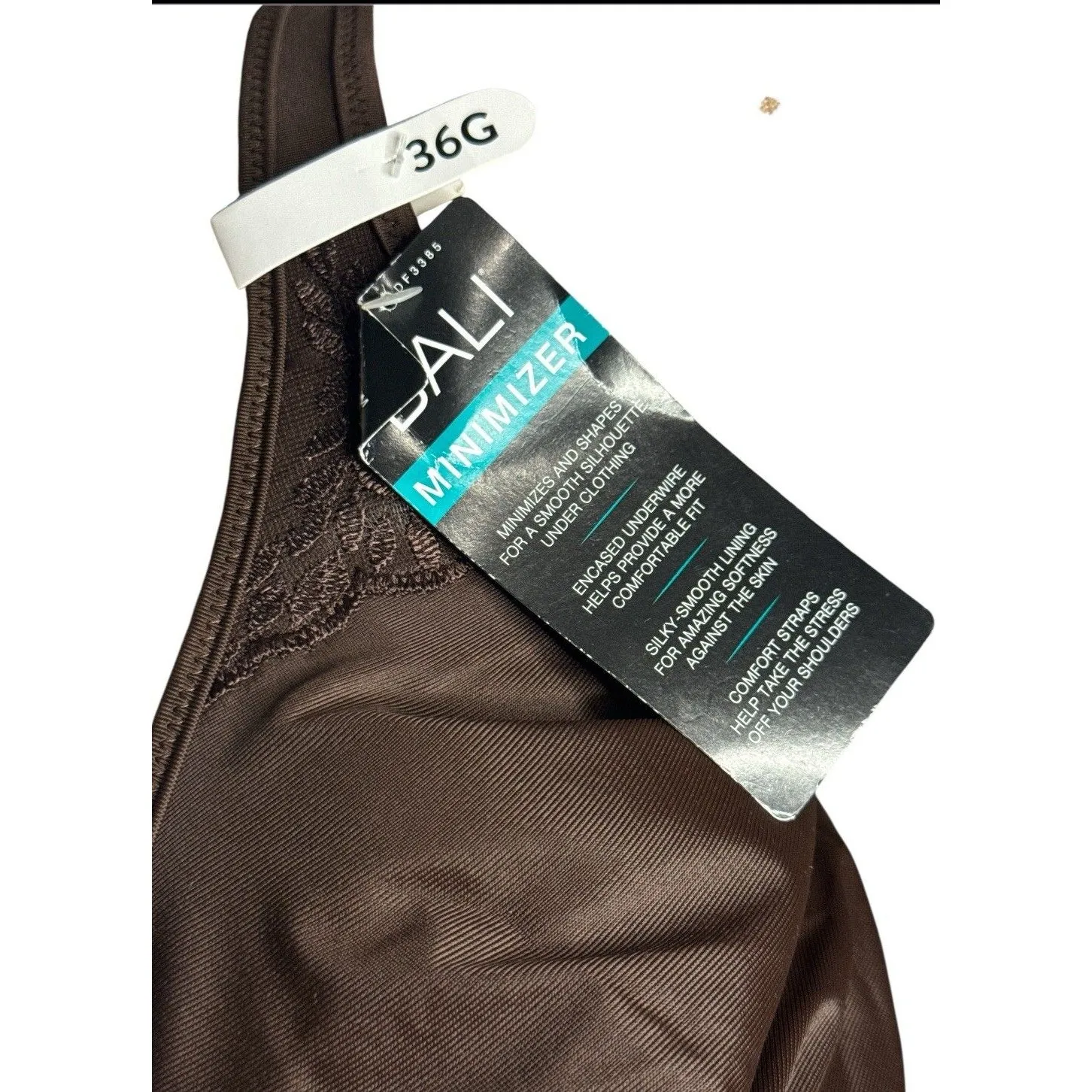 Bali Passion for Comfort Minimizer Underwire Bra 36G Warm Cocoa New - Image 6