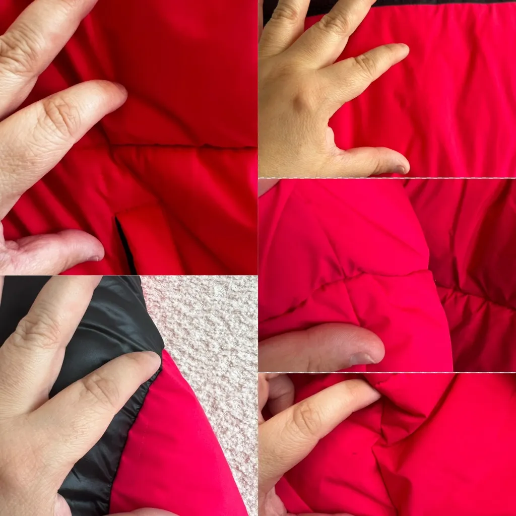 BCBG BCBGeneration Women’s Hot Pink Black Puffer Hooded Jacket Plus‎ Size 2X - Image 16