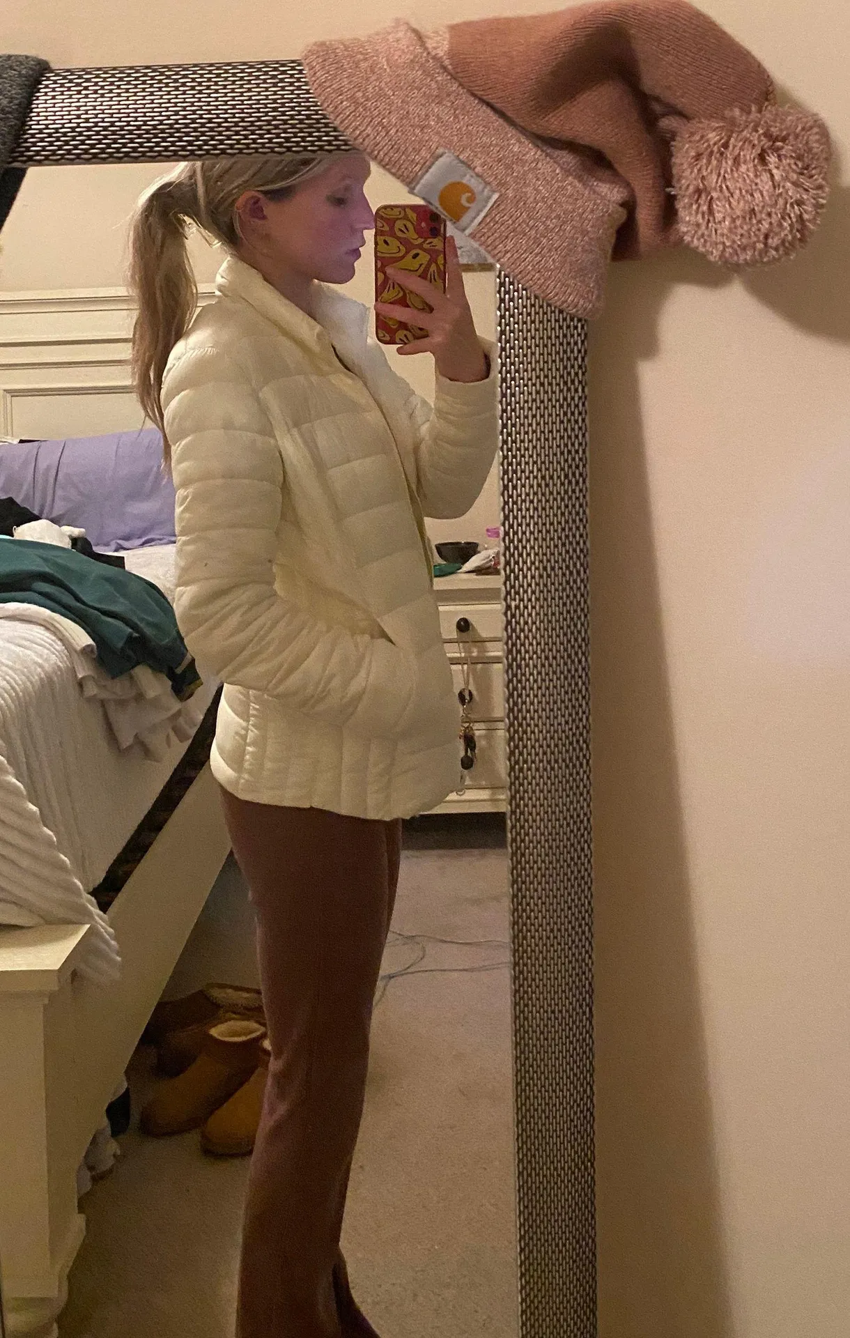 TJ Maxx White Puffer Jacket - Image 3