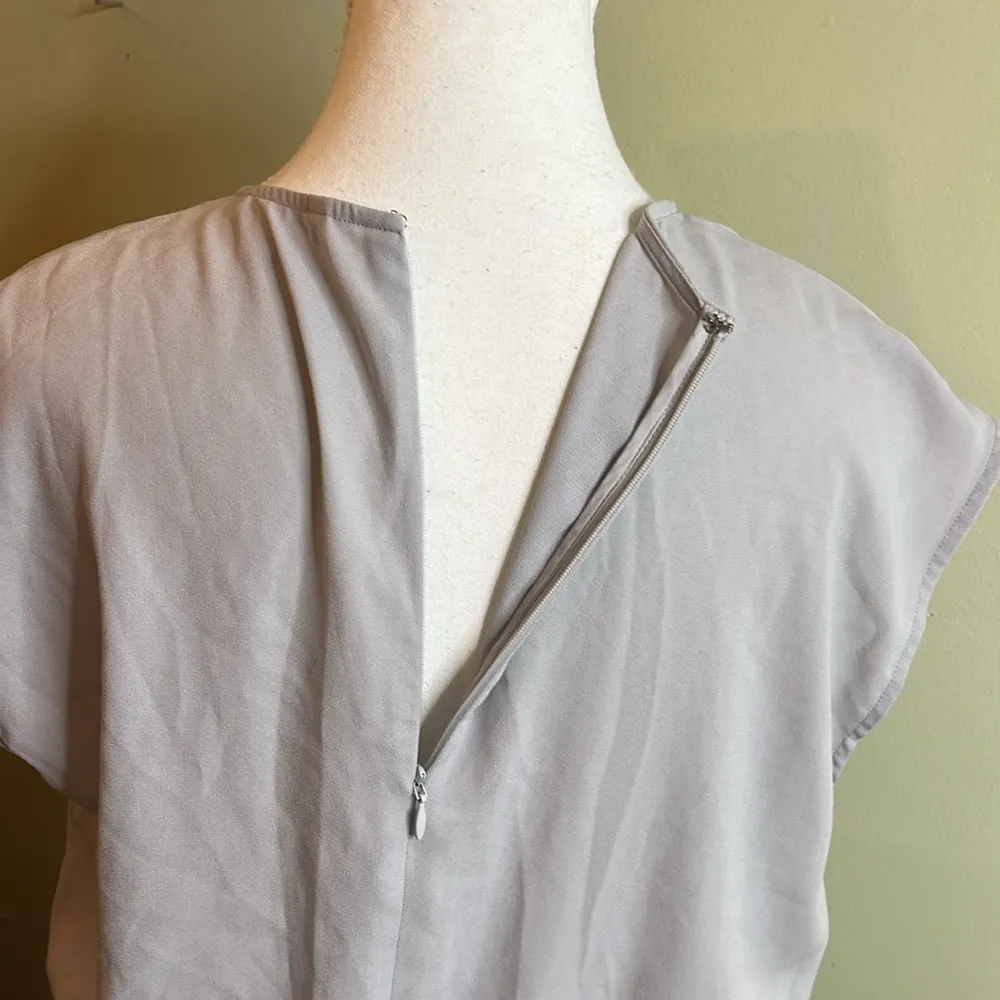 Uniqlo sleeveless faux wrap elastic waistband wide leg lightweight jumpsuit - Image 15