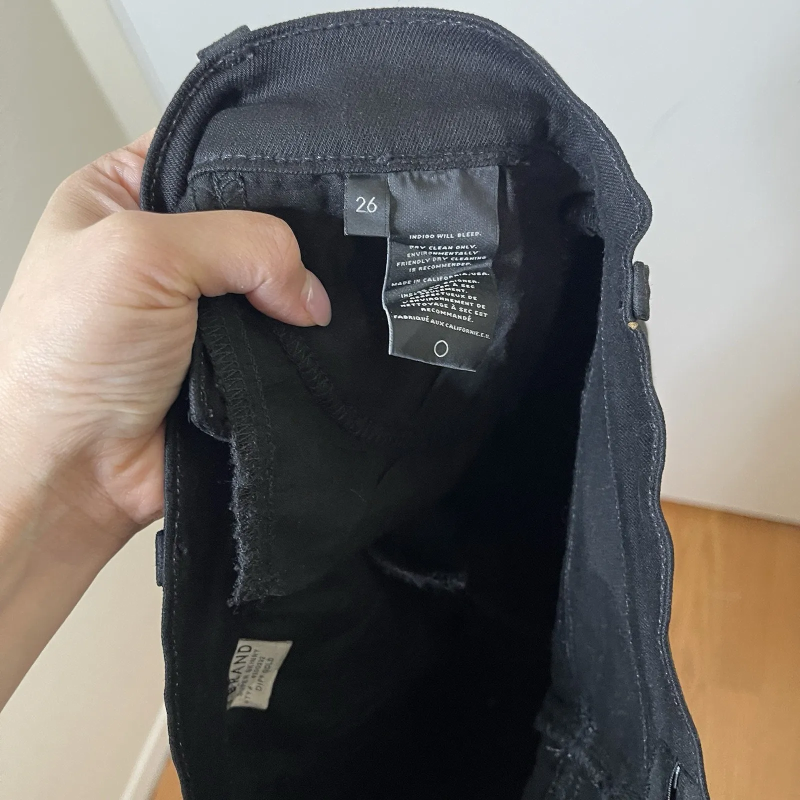 J brand super skinny diff gold sheen dark wash high rise jeans size US 26 - Image 6