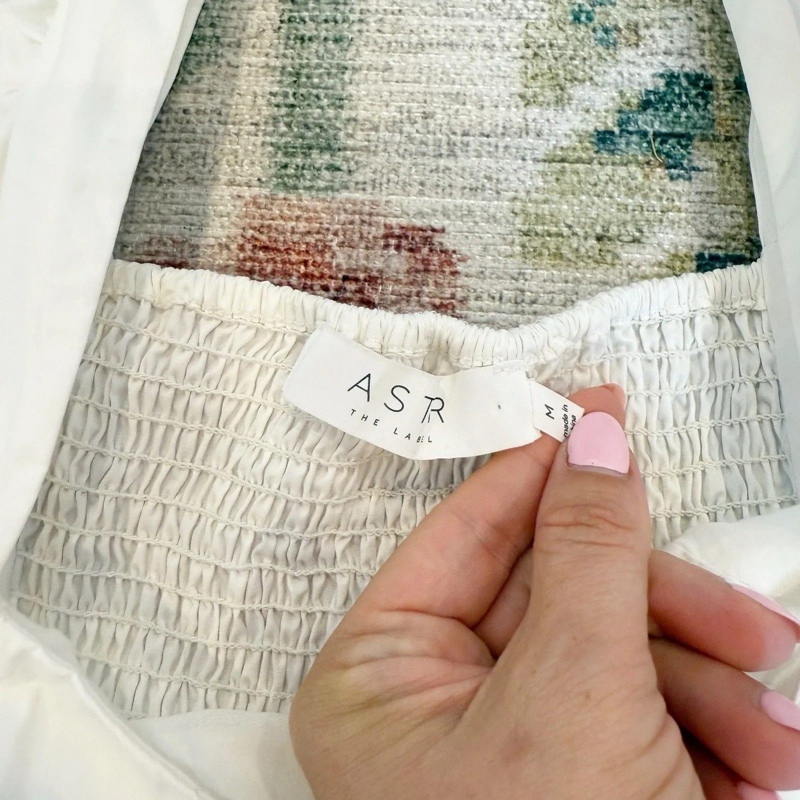 Astr The Label Womens White Milkmaid Maxi Dress Size M Coquette Cottagecore Soft - Image 6