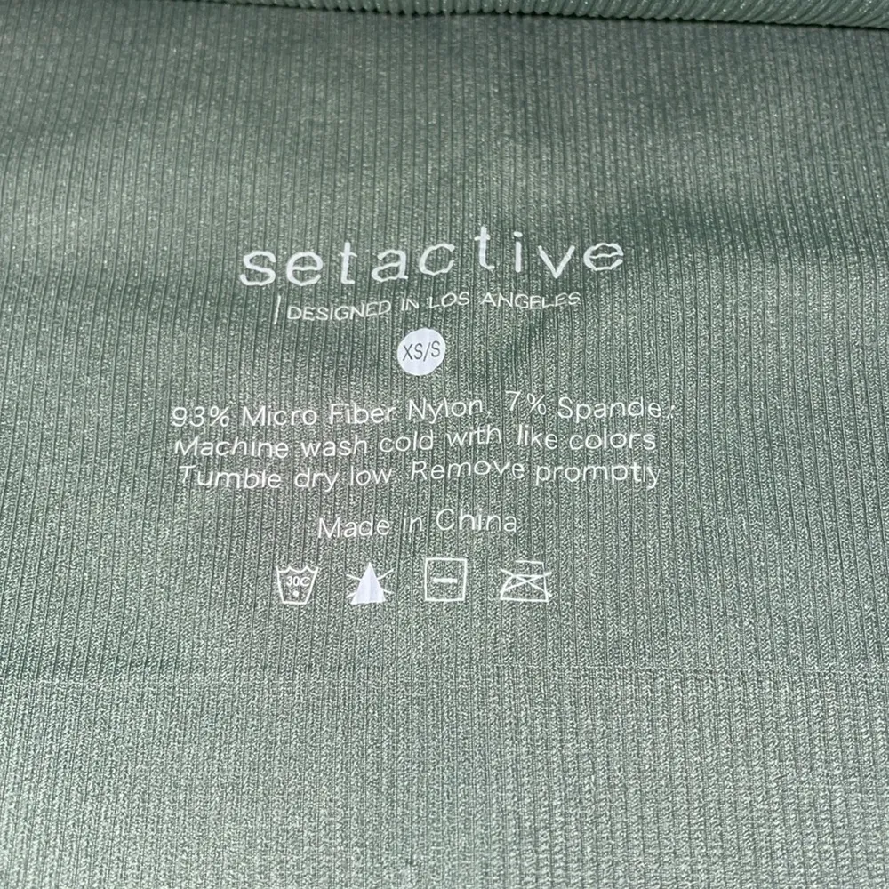 Set Active  green tank top - Image 2