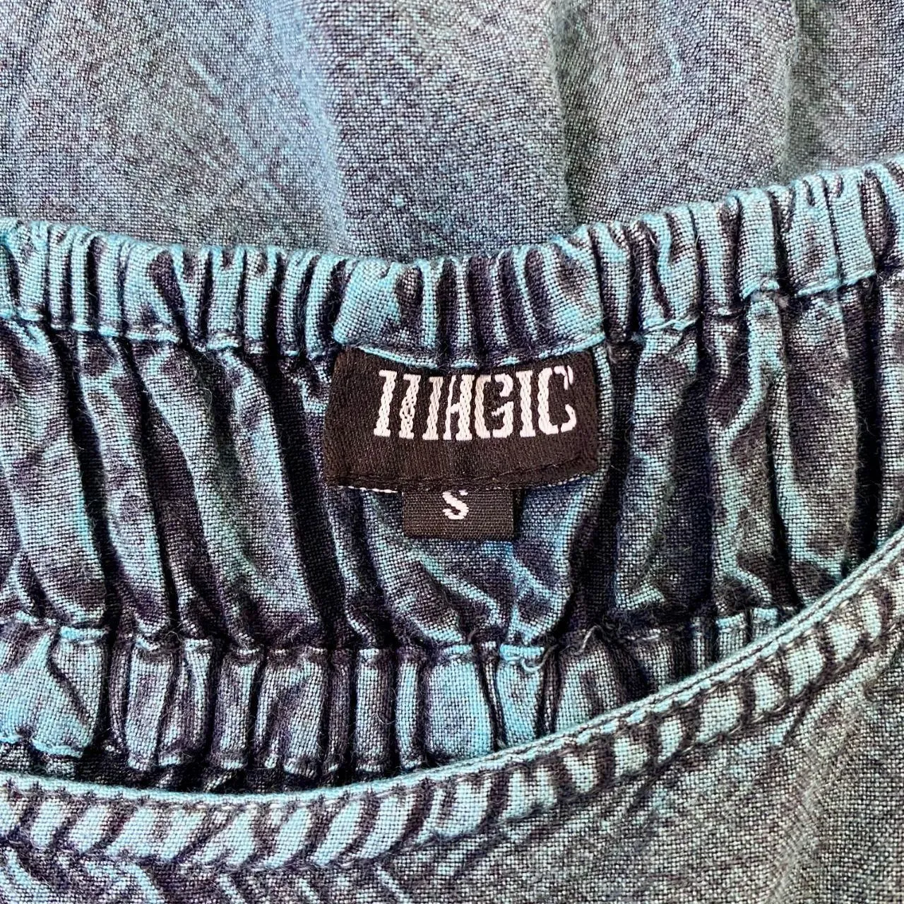 Early 2000's Blue Gray Soft Grunge Embroidered Whimsygoth Boho Cami Top S - Image 7