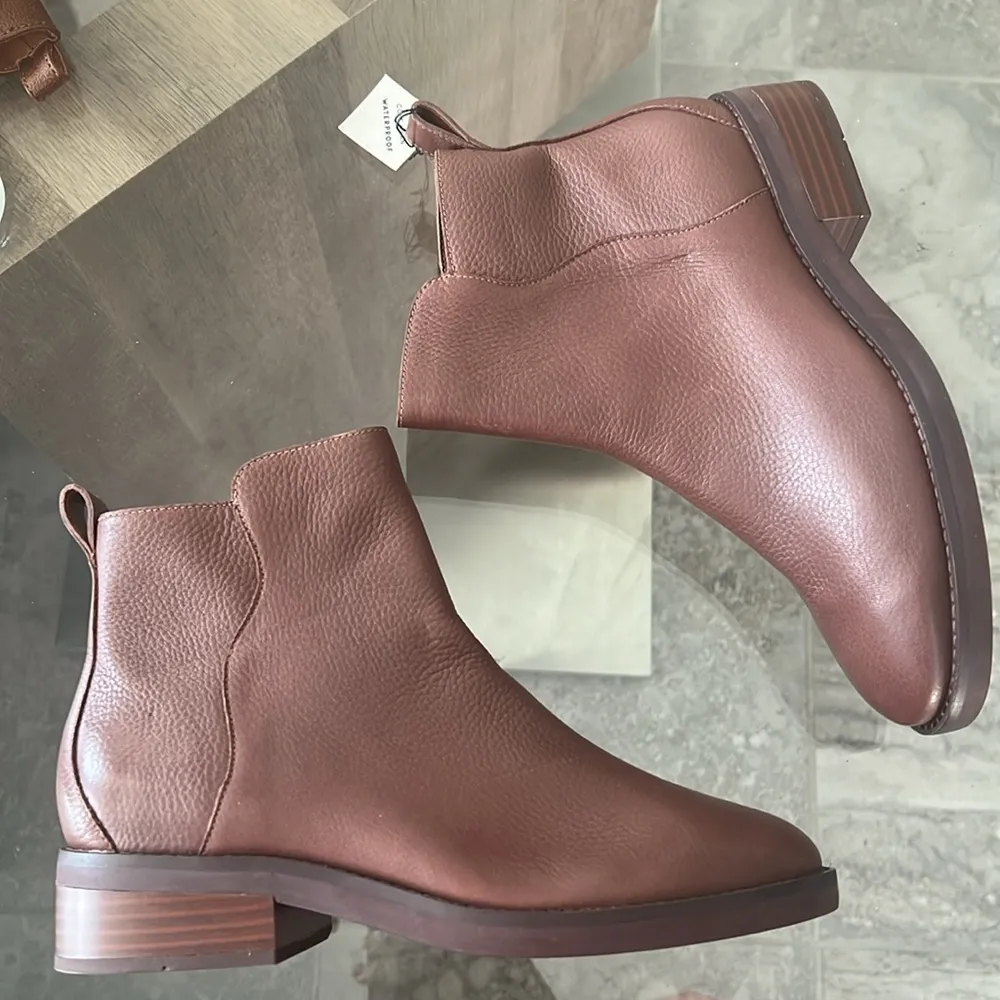 COLE HAAN Waterproof River Chelsea Booties, Sequoia Le Size 7, New w/o Box - Image 7
