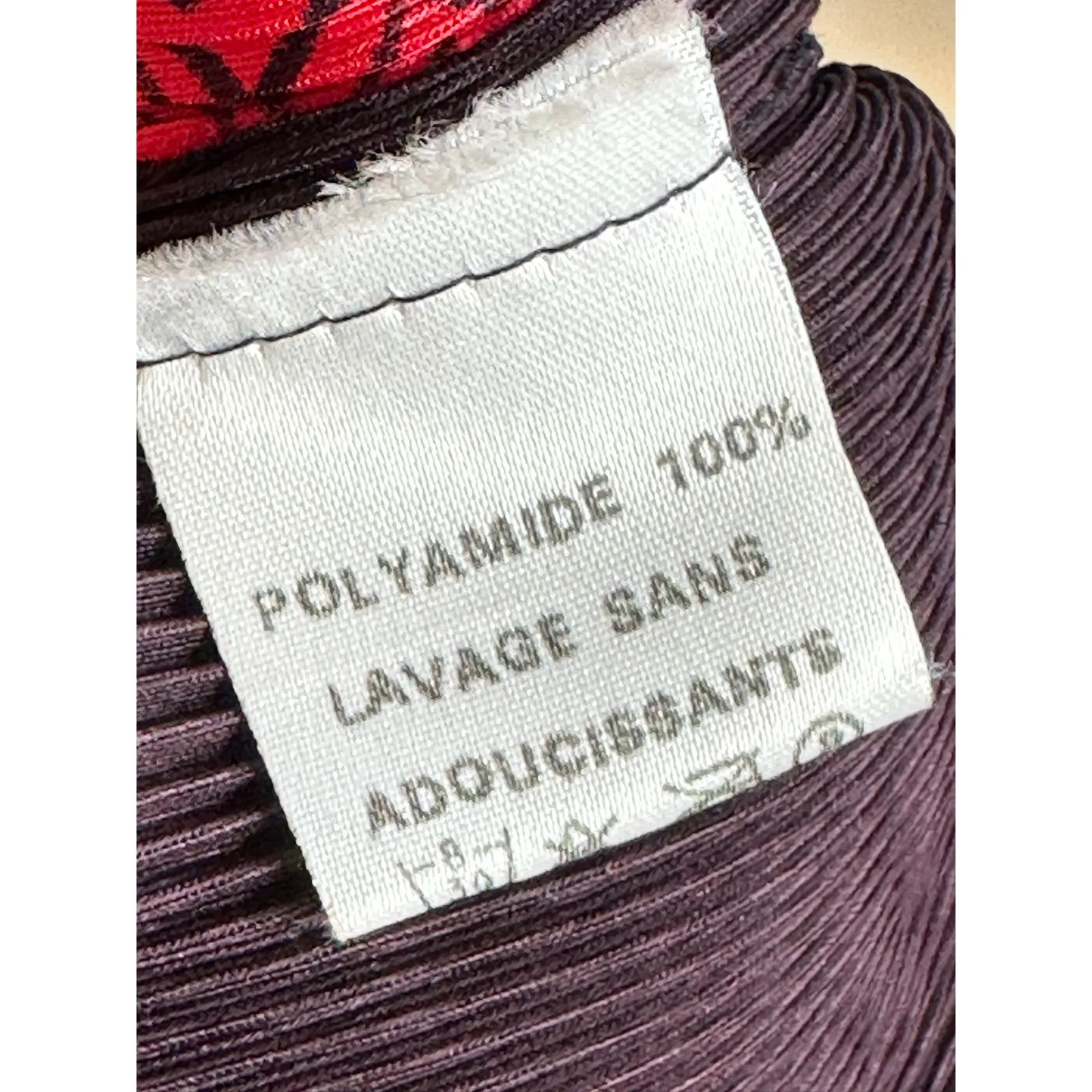 Virginie Paris Floral Micropleated Jacket Black Made in France Statement SZ L Size L - Image 7