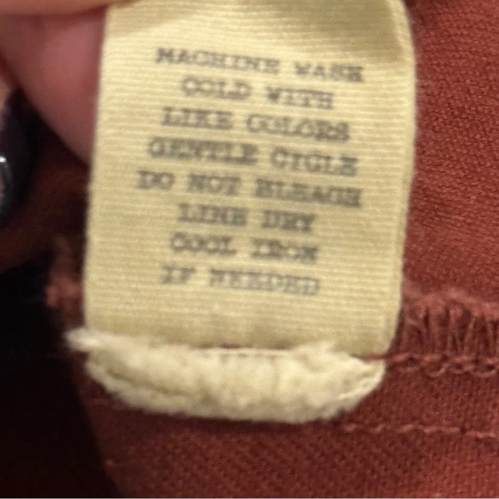 Vest Gimmicks by BKE bohemian Vest Paisley Back Size med NWOT - Image 10