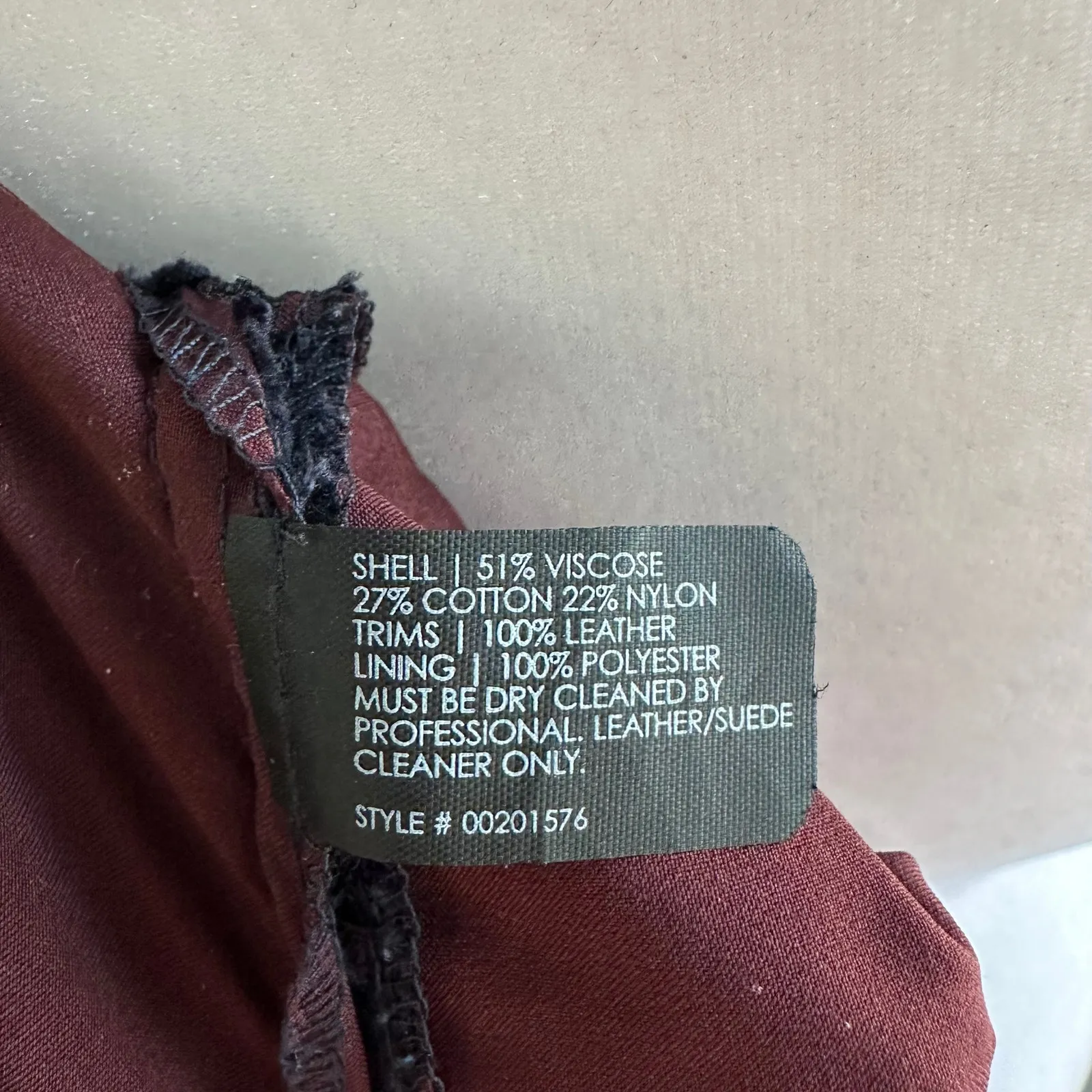 Club Monaco Navy Blue Lace Leather Trim Knee Length Layered Dress‎ Size 6 - Image 7