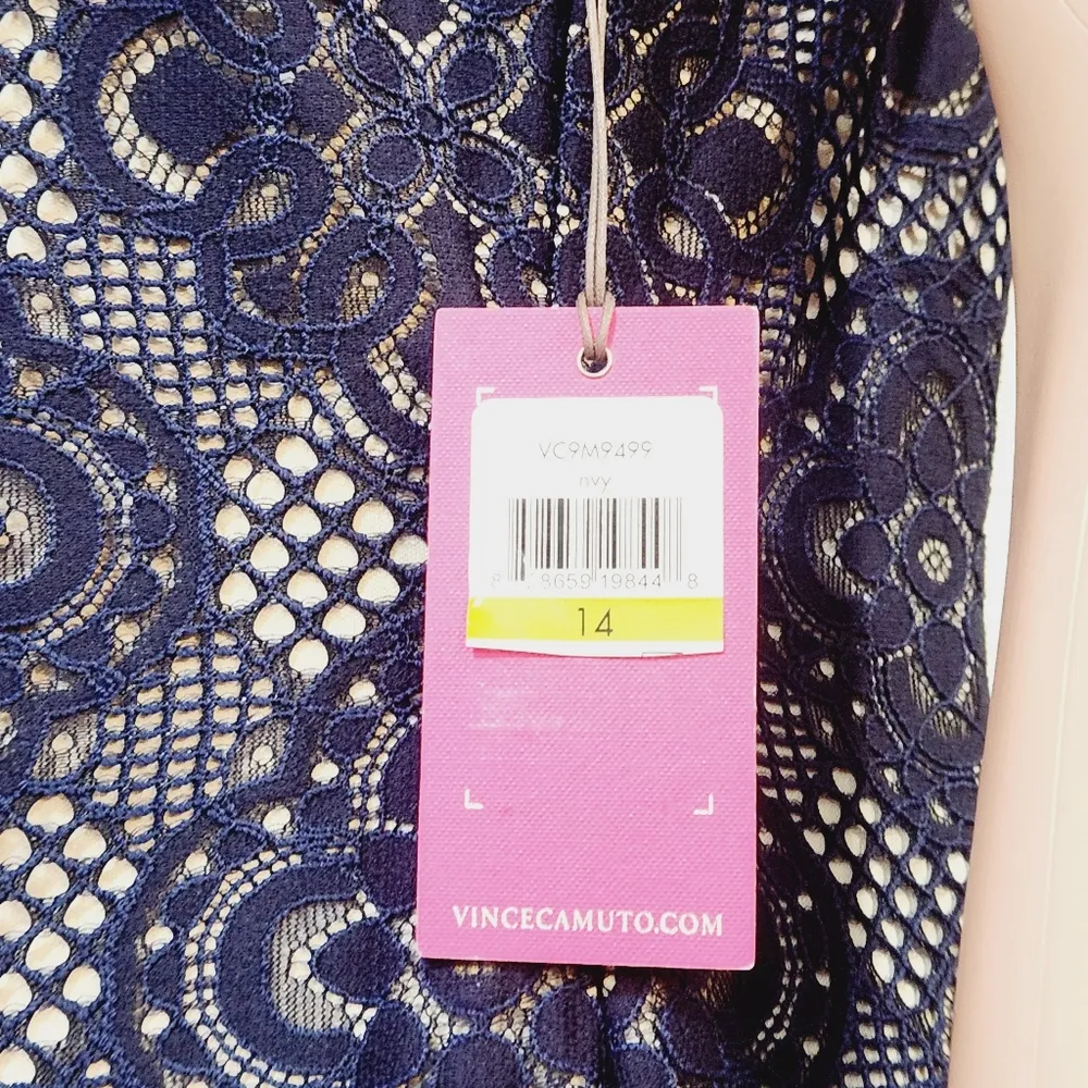 Vince camuto Lace Halter Fit & Flare Dress Size 14 - Image 7