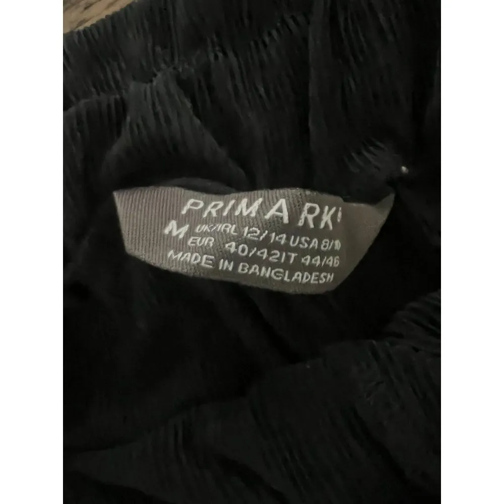 PRIMARK Black Stretch High Waisted Shots Size Medium - Image 4