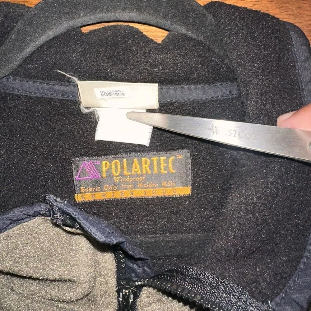 Vtg LL Bean Polartec Fleece Vest Green Size XXL - Image 4