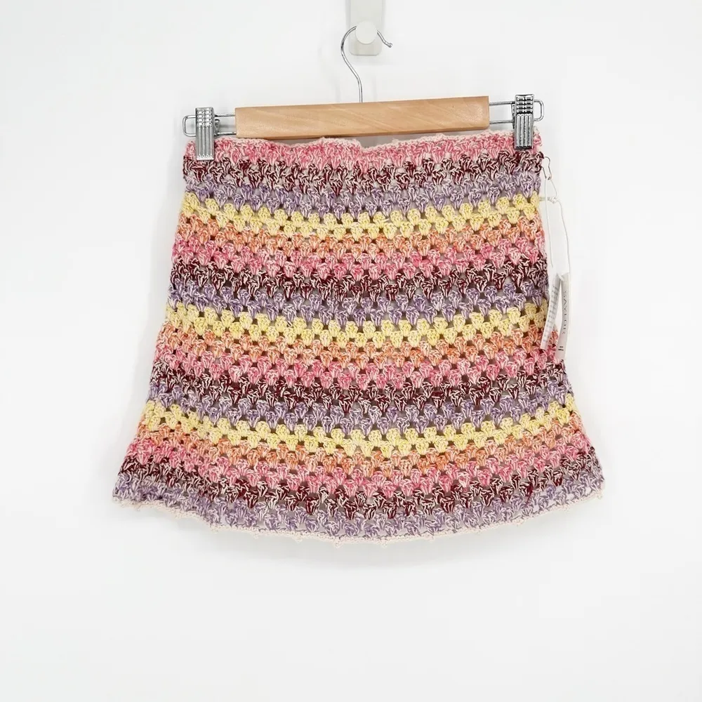 NEW Saylor Matching Set Ronnie Crochet Top and Mini Skirt Two Piece Women's XS - Image 6