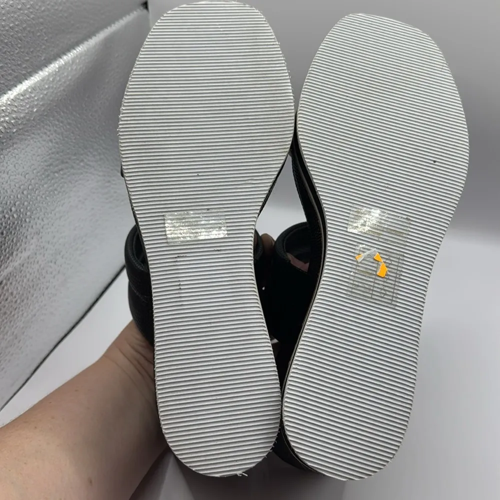 NWOB DOLCE VITA OSIRIS BLACK LIZARD EMBOSSED STELLA Size 9 - Image 7