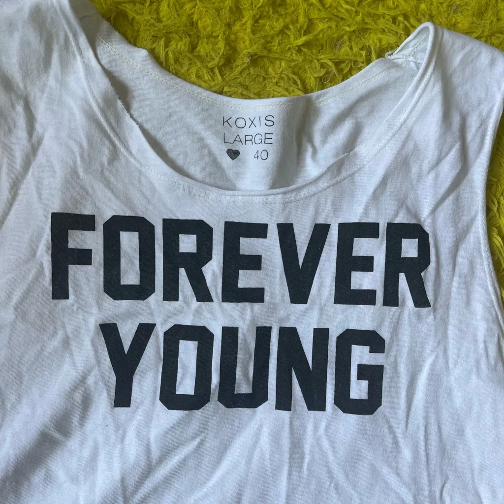 koxis Camis Forever Young white Size L - Image 4