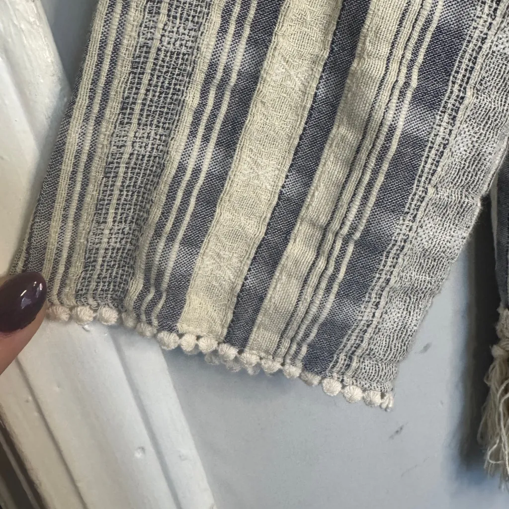 Knox Rose Boho Fringe Kimono Shawl - Image 6