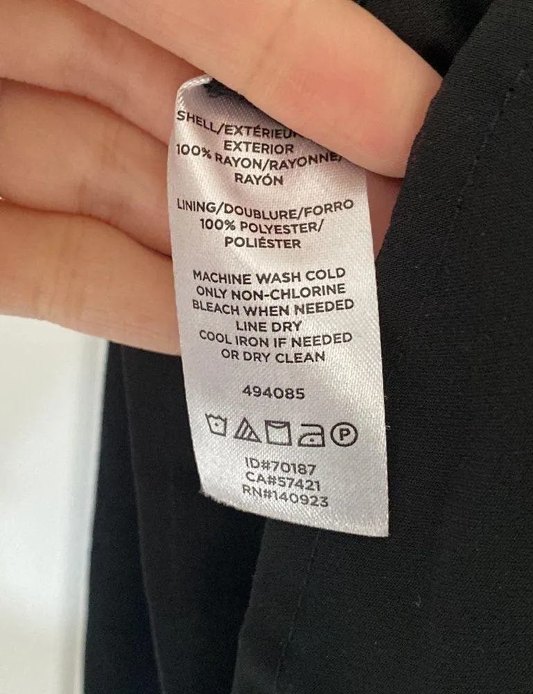 LOFT black dressy romper - Image 5