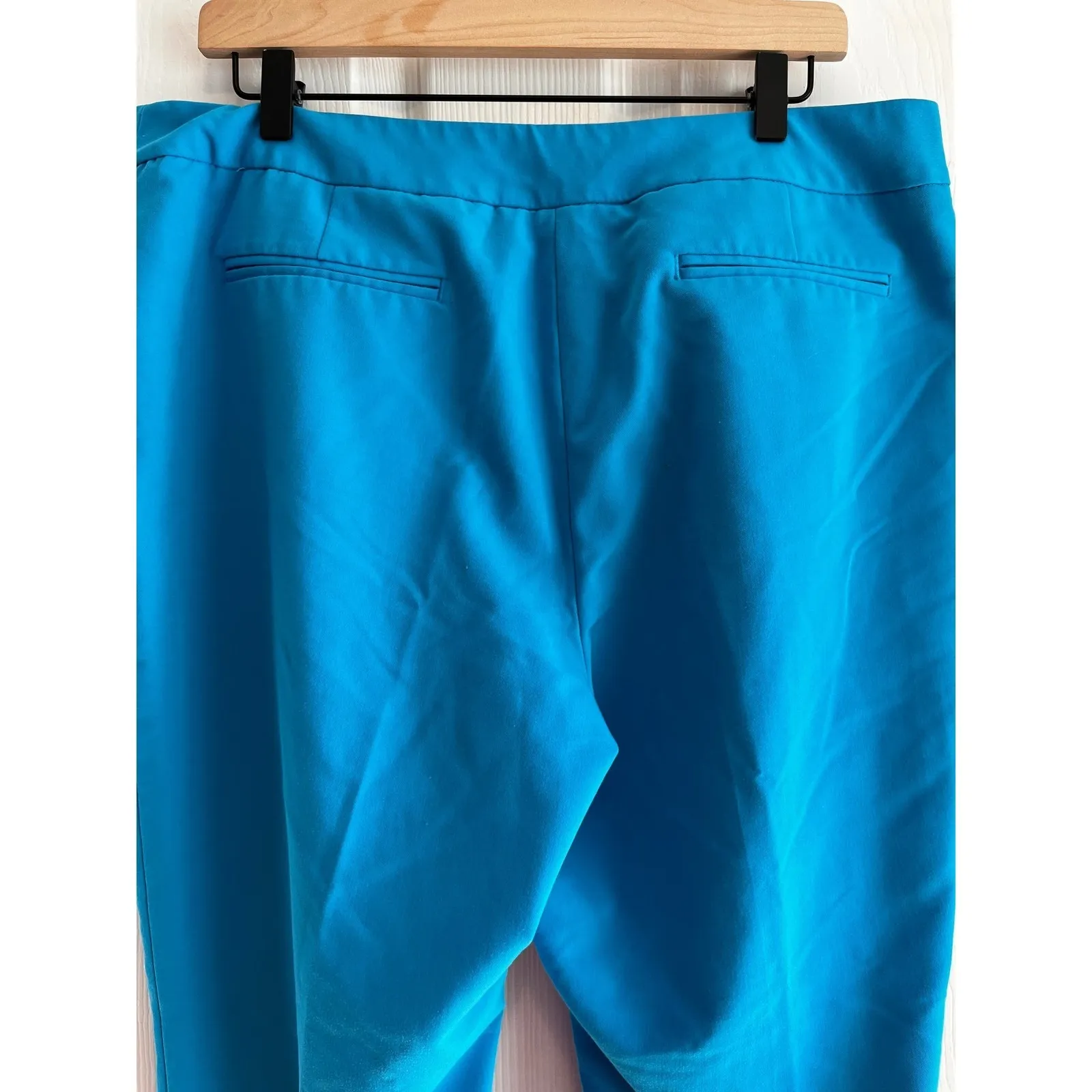 Worthington Blue Trouser Dress Pants, Career Wear, Stylish, Ankle Length, Womens - Image 9