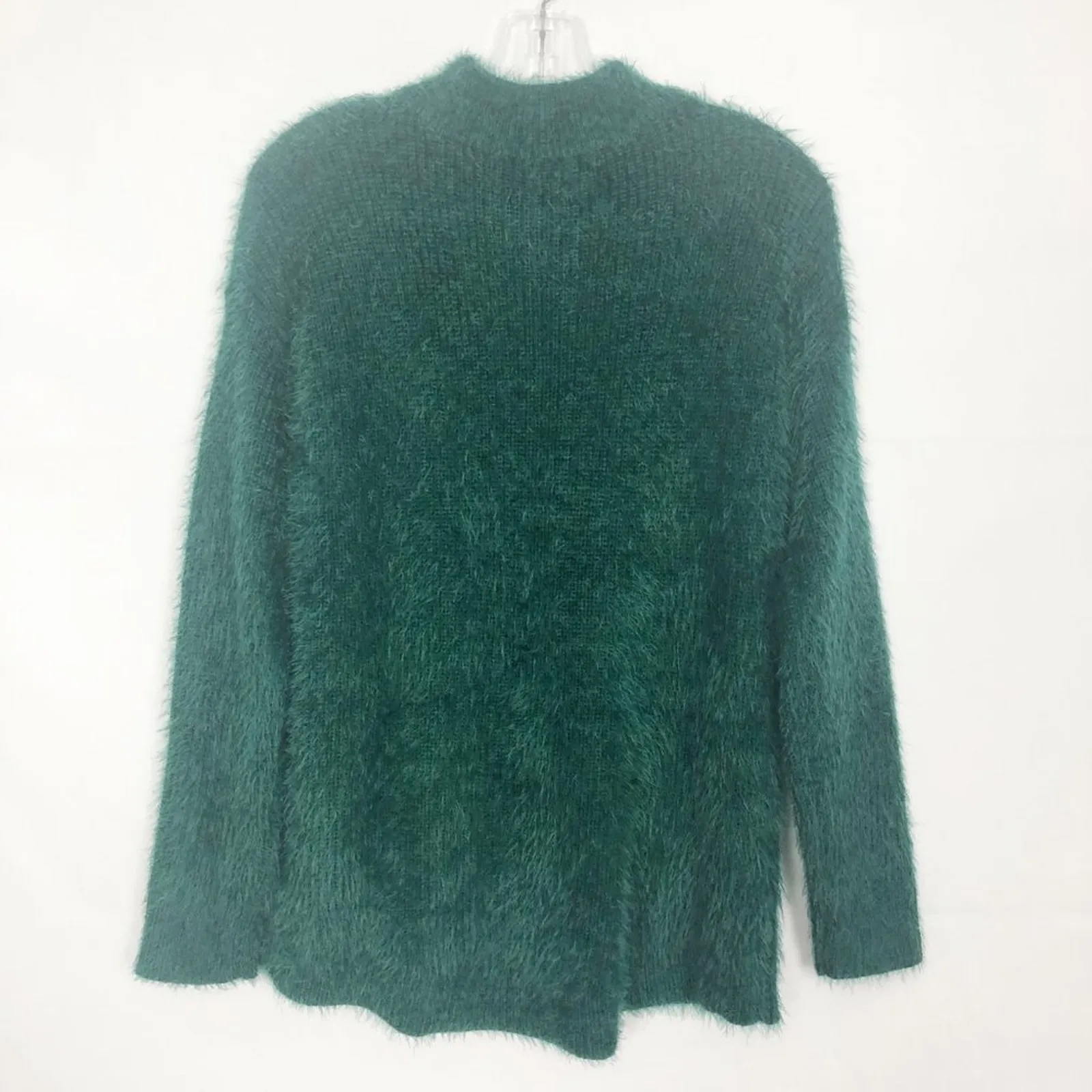 A New Day Eyelash Green Pullover Sweater Size Small Mock Neck - Image 6