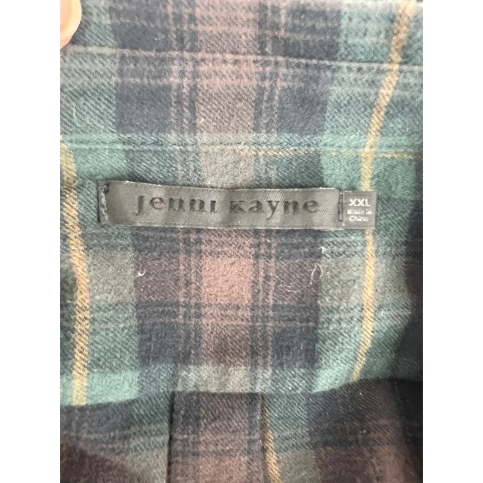 Jenni Kayne Forest Plaid Flannel Shirt - Image 9