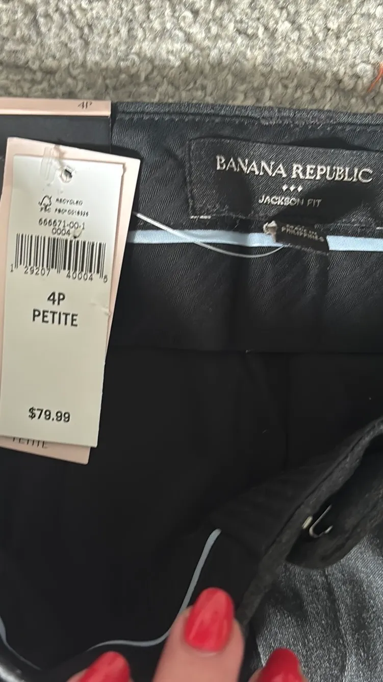 Banana Republic Dark Grey Dress Pants - Image 2