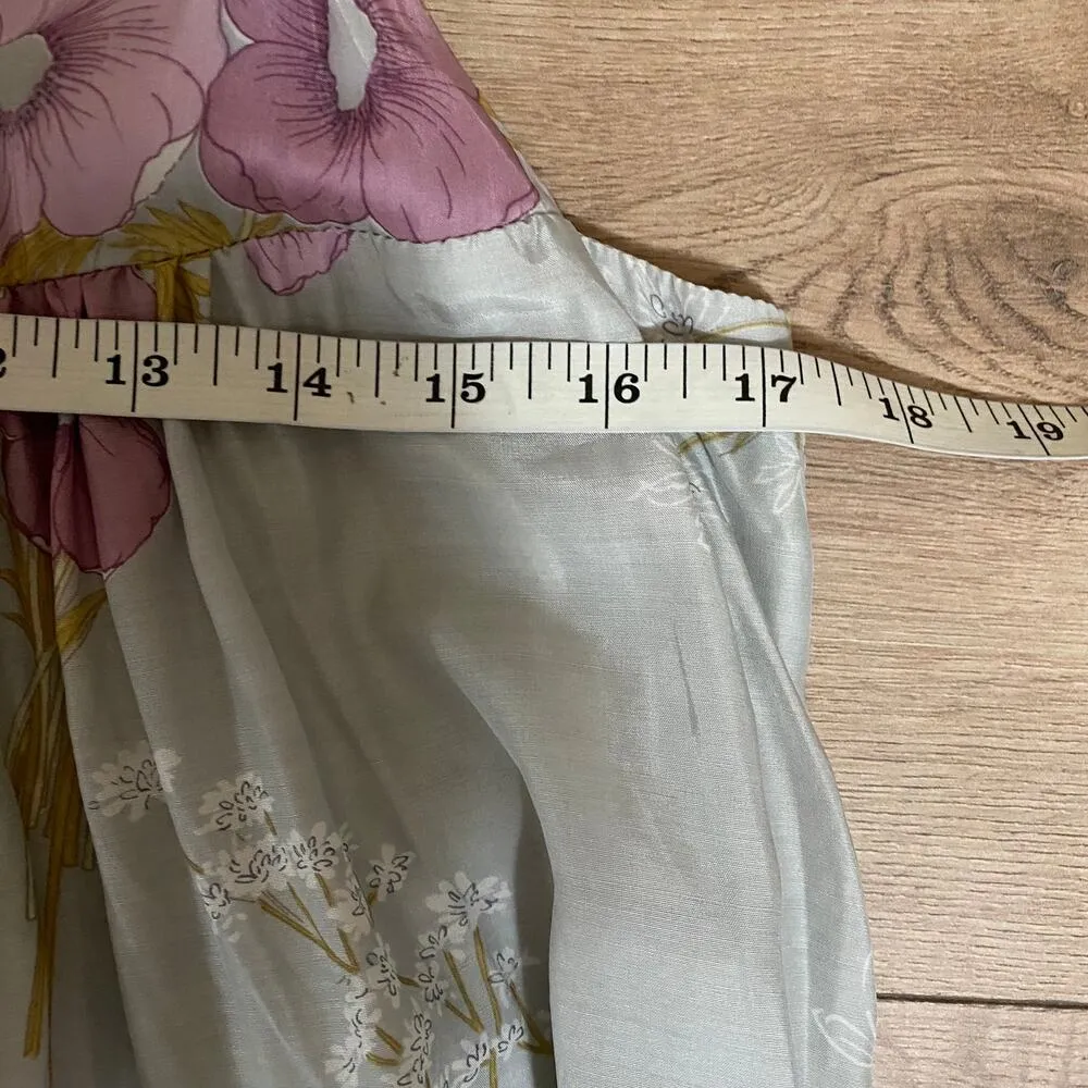 Vintage Mei Jan Of Hawaii Hawaiian Maxi Mumu Dress Womens Size 14 Resort RARE Size M - Image 8