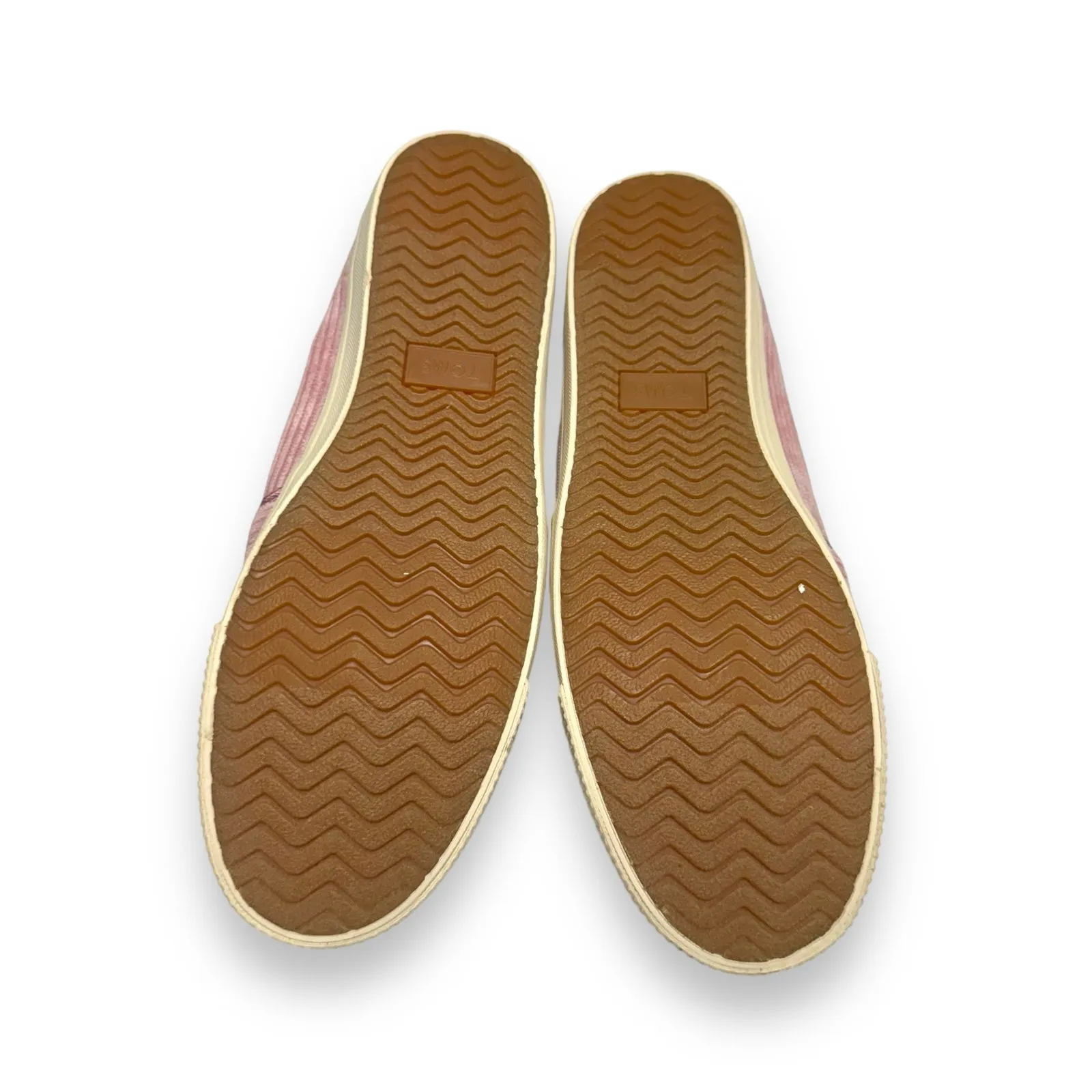 TOMS Womens Shoes Sz 9 Pink Corduroy Clemente Light Mauve Slip On‎ In NEW - Image 6