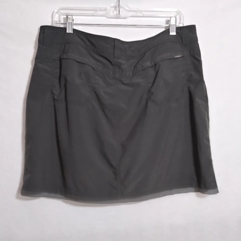 Eddie Bauer Charcoal Gray Outdoor Athleisure Skort Skirt Size 14 - Image 5