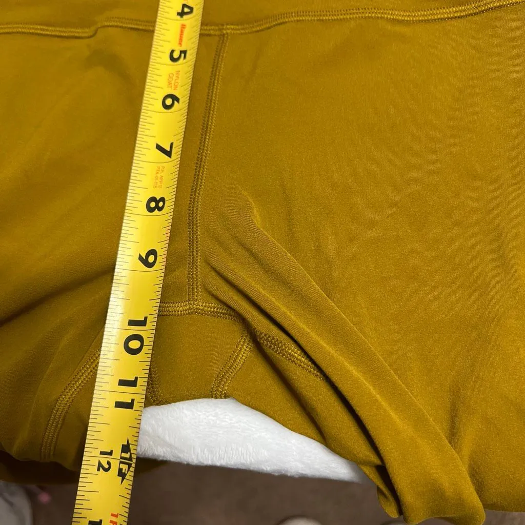 Athleta Transcend Leggings 7/8 Large Tall Brass Mustard - Image 11