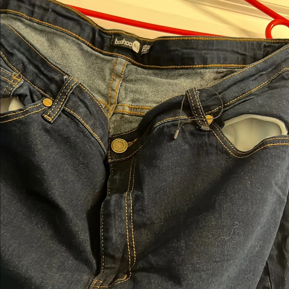 Womens dark Blue Jeans - Image 3