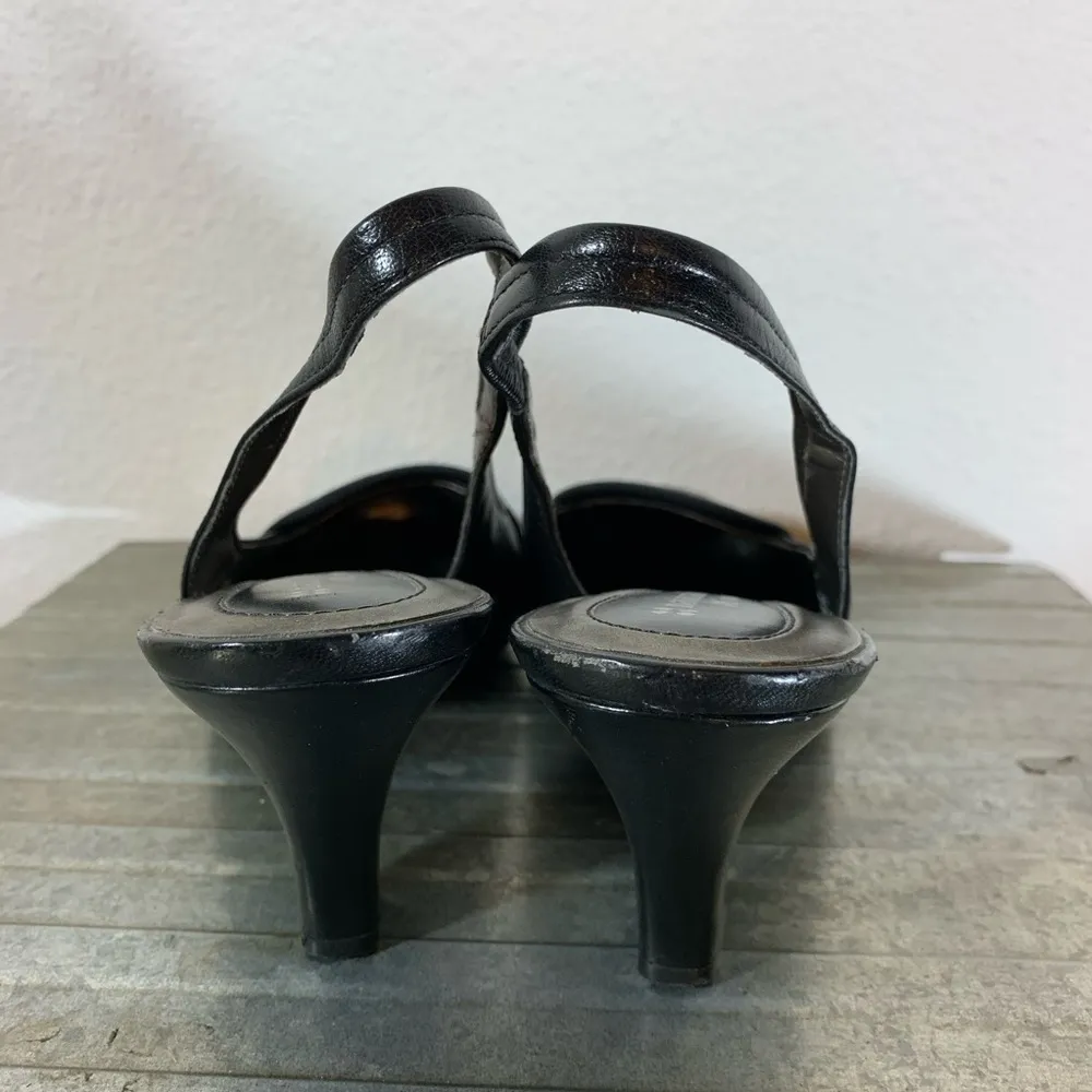 Naturalizer Black Leather Comfort heels - Image 4