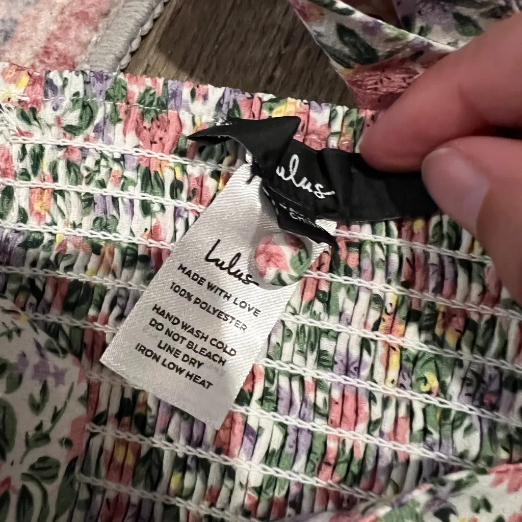 LULUS EVEN SWEETER FLORAL PRINT CROP TOP XSMALL - Image 13