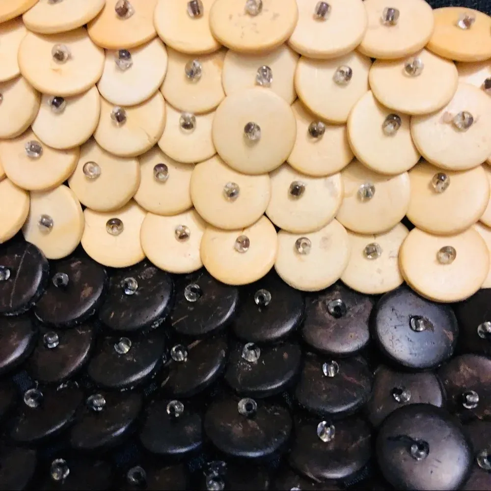 Custom European Button purse Black - Image 2