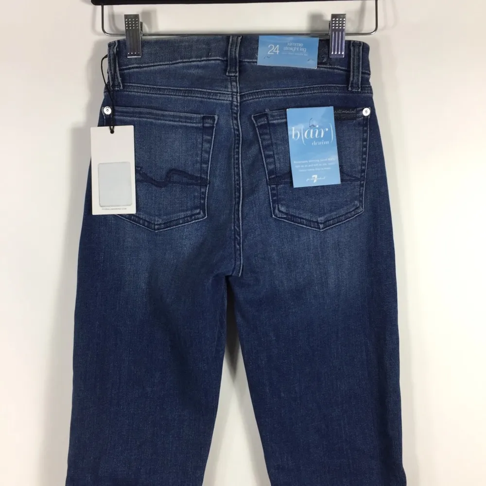 7 for all Mankind B(AIR) Kimmie Straight Size 24 - Image 9