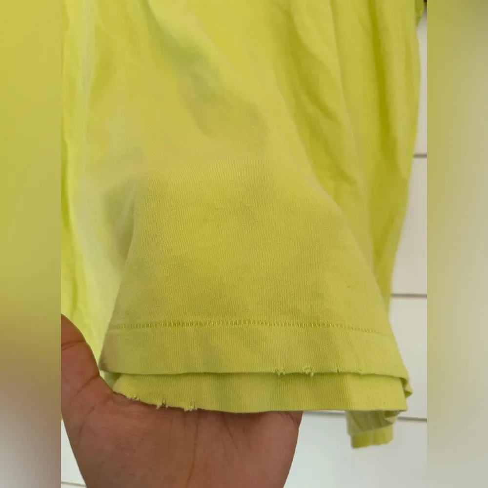 The GREAT. 2 Top The Little Tee in Lime Zest 100% cotton NWT - Image 4