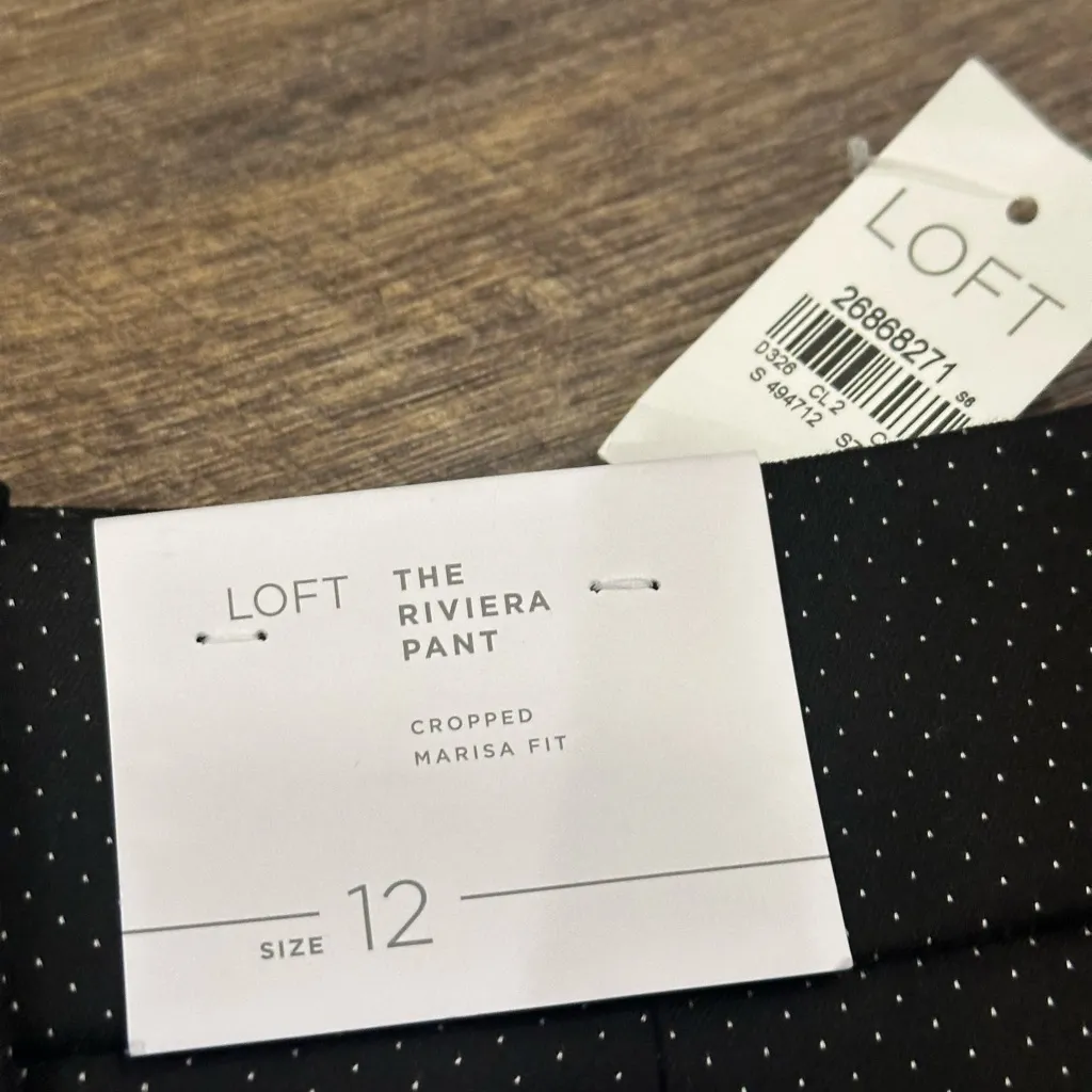 LOFT Riviera Marissa Polka Dot Cropped Pants - Image 2