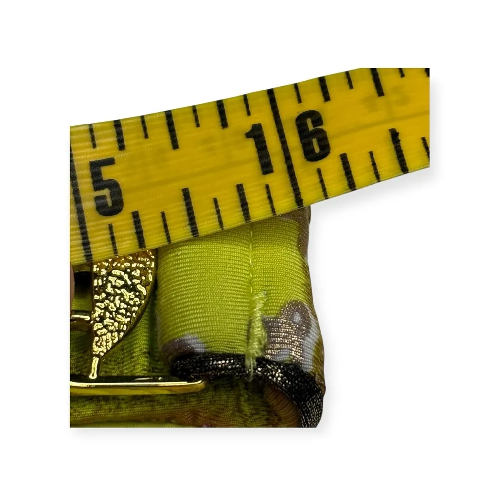 Trina Turk 𖣴 Izu Island Paisley Metallic Gold Hardware Buckle Bikini Bottom 𖣴 10 - Image 10