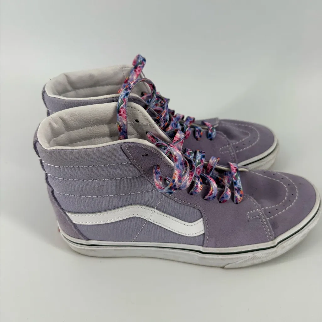 VANS Sk8 Sneakers Shoes Old Skool Languid Lavender Size Men’s 5.5 Women 7 Hi Top - Image 4