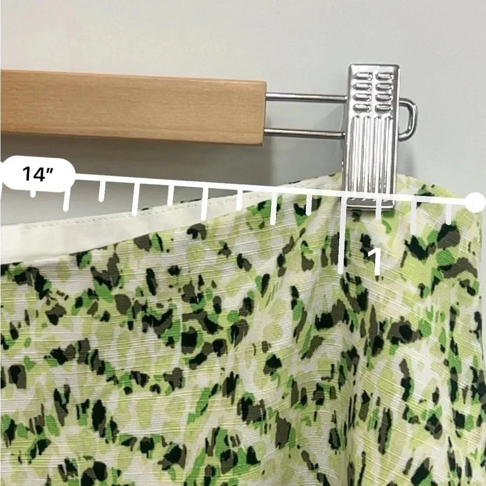 ruffled side-zip skort with front ruffle cover and 3” inseam size 12 - Image 2