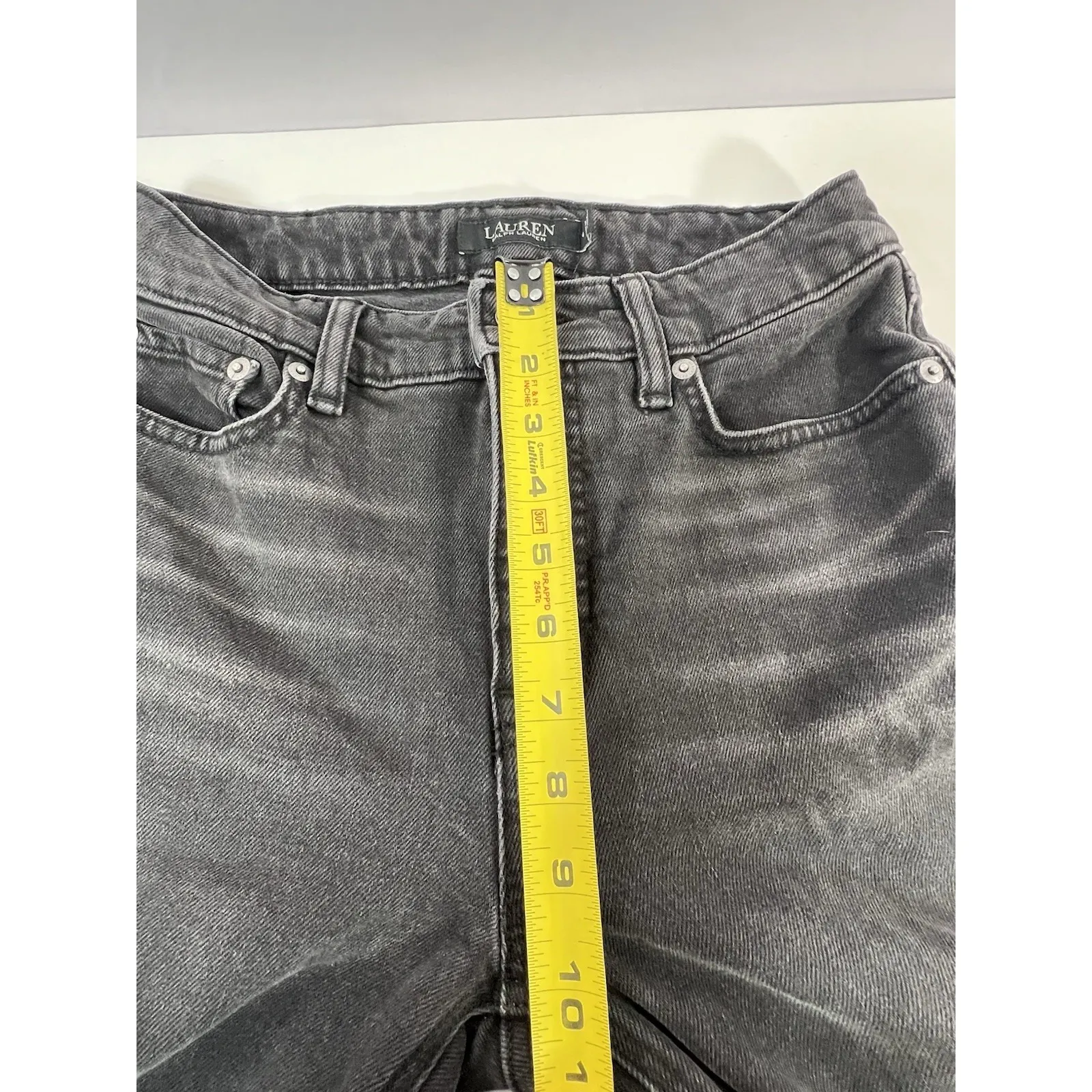 Lauren Ralph Lauren Straight Leg  Dark Wash Size 4 Rn  41381 - Image 4