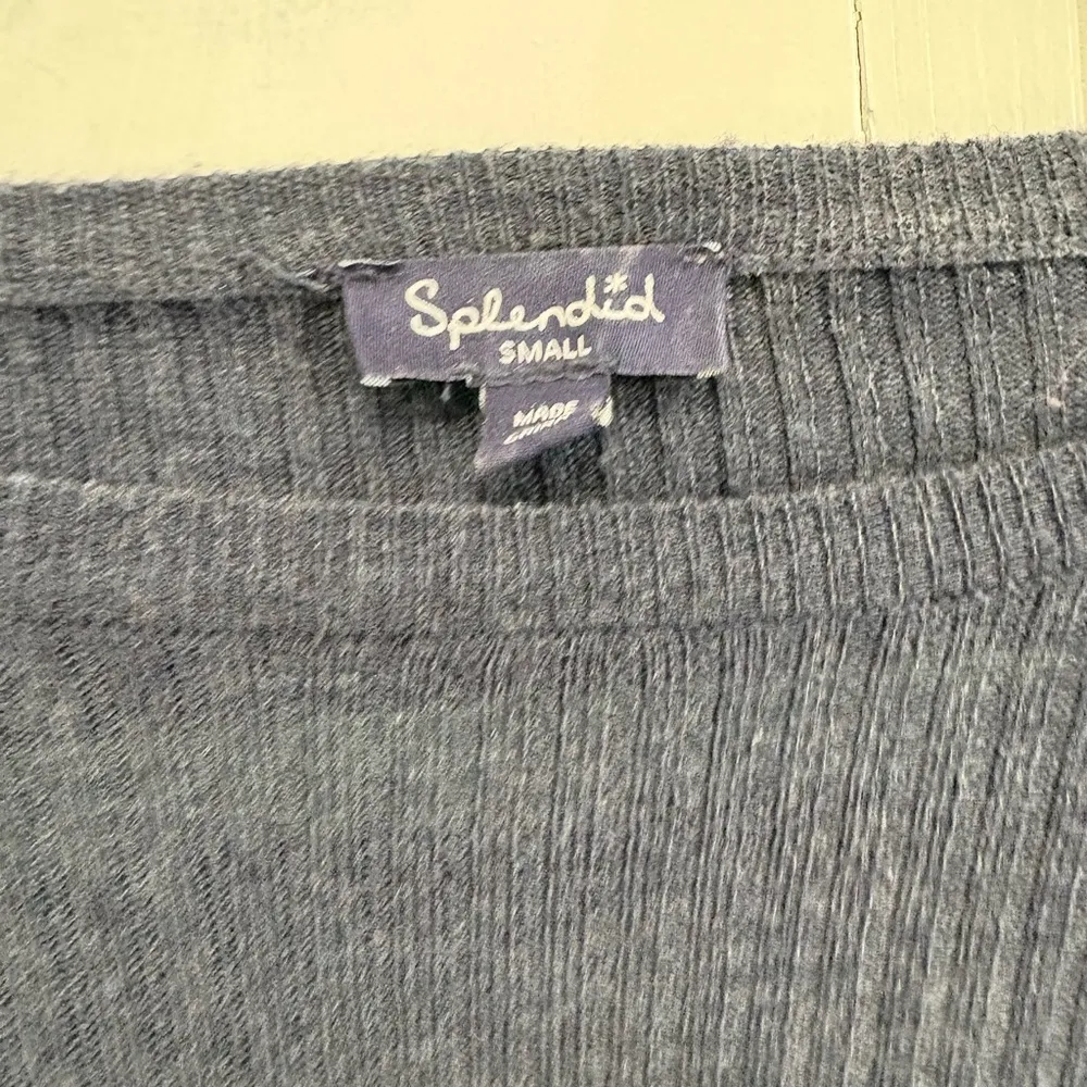 Splendid Navy Ribbed Sweater - Image 2