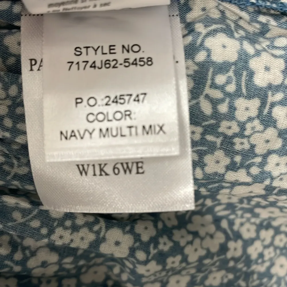 Paige Poppy Dress in Navy Multi Mix - Image 8