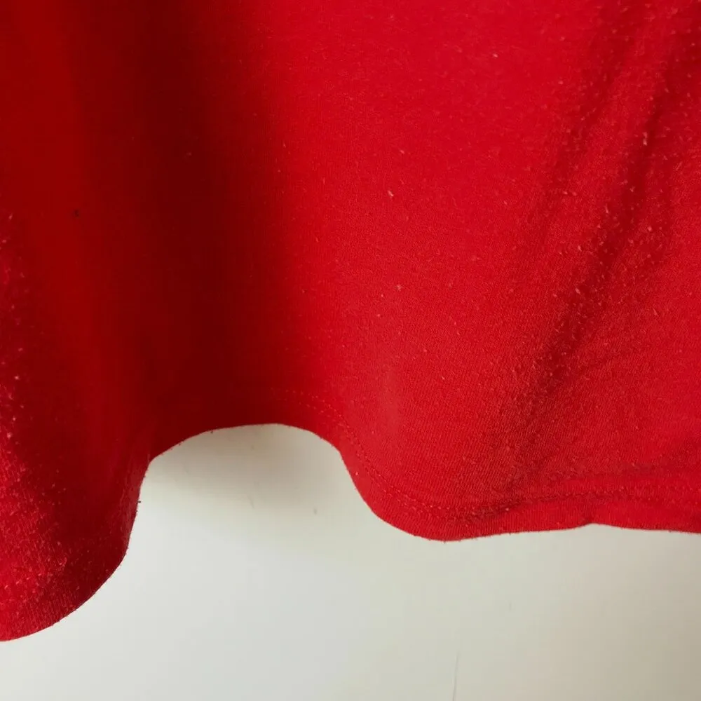 1986 Jerzees Nike Race T Shirt Vintage 80s Red 50/50 USA Made M Unisex Fit Size M - Image 15